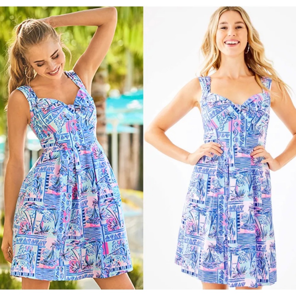 BNWT Lilly Pulitzer Cyndi Dress in Yeah Buoy